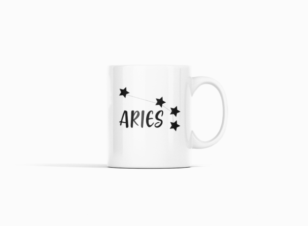 Aries stars Printed Ceramic Coffee Mug 250 Ml