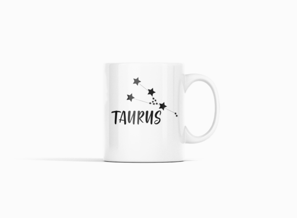 Tauraus stars Printed Ceramic Coffee Mug 250 Ml