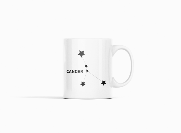 Cancer stares Printed Ceramic Coffee Mug 250 Ml