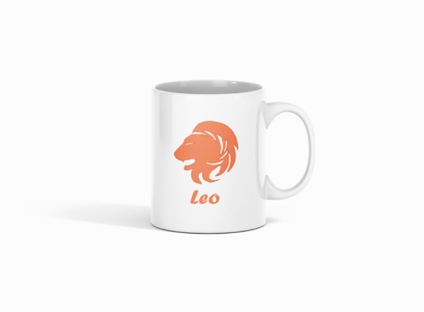 Leo Printed Ceramic Coffee Mug 250 Ml