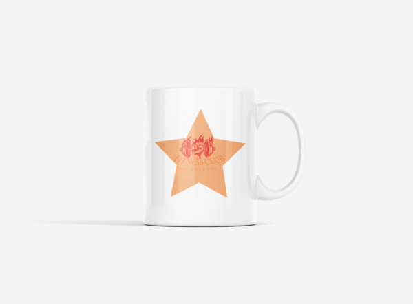 Fitness Club, Power Your Body Printed Ceramic Coffee Mug 250 Ml