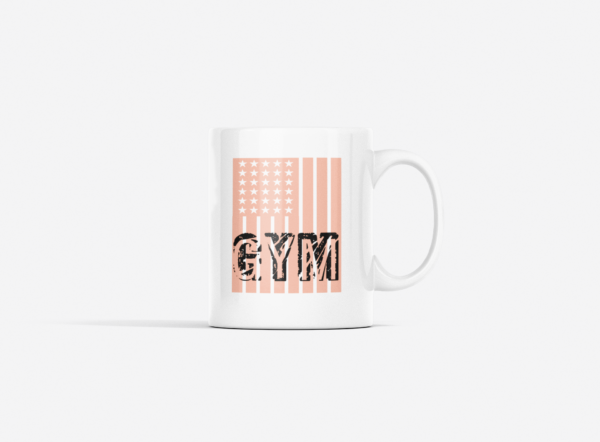 Gym Printed Ceramic Coffee Mug 250 Ml
