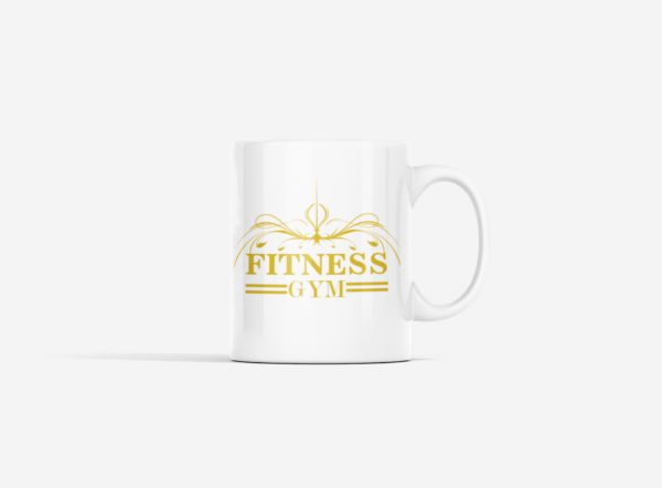 Fitness Gym Printed Ceramic Coffee Mug 250 Ml