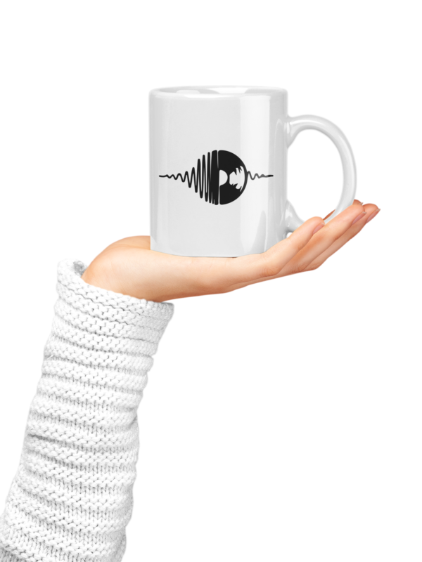 Music disk Printed Ceramic Coffee Mug 250 Ml - Image 2