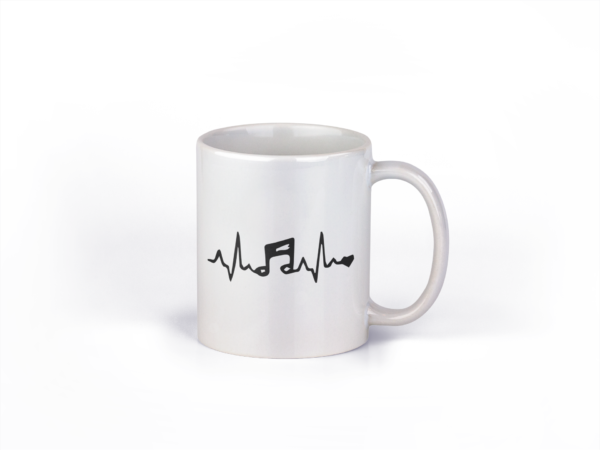 Music is my life Printed Ceramic Coffee Mug 250 Ml