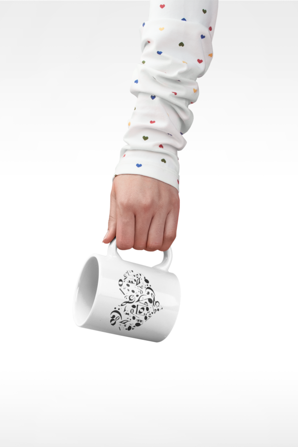 Musical Instrument Printed Ceramic Coffee Mug 250 Ml - Image 3