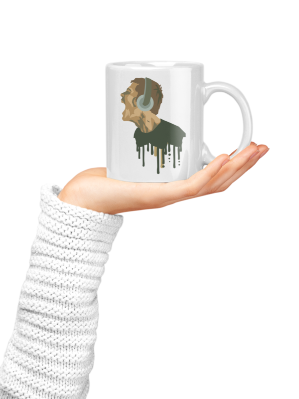 Intense music Printed Ceramic Coffee Mug 250 Ml - Image 2