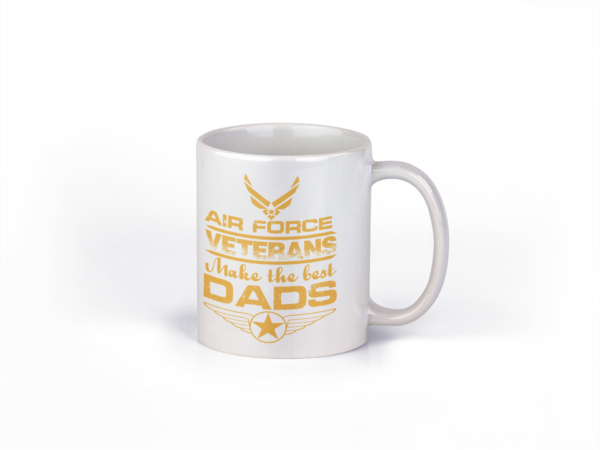 Air Force Veterans Printed Ceramic Coffee Mug 250 Ml