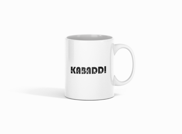 Kabaddi Printed Ceramic Coffee Mug 250 Ml