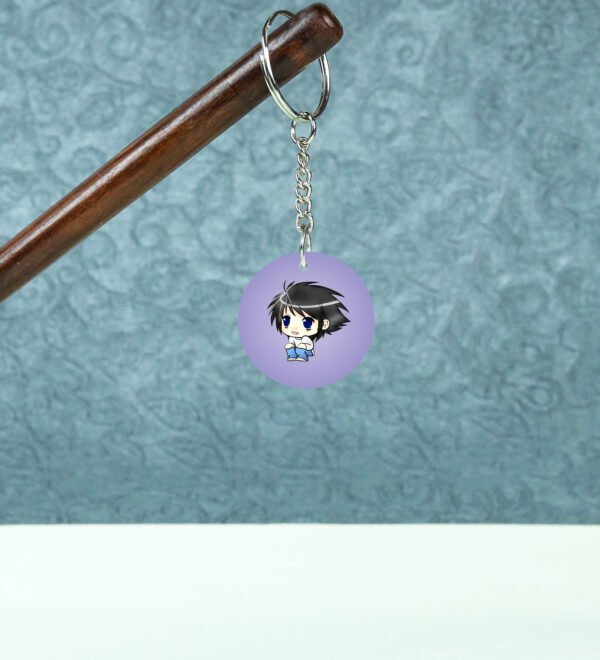 Legendary Deduction Skills of the Silent Thinker - Anime Printed Round Keychains Pack of 2 - Image 2