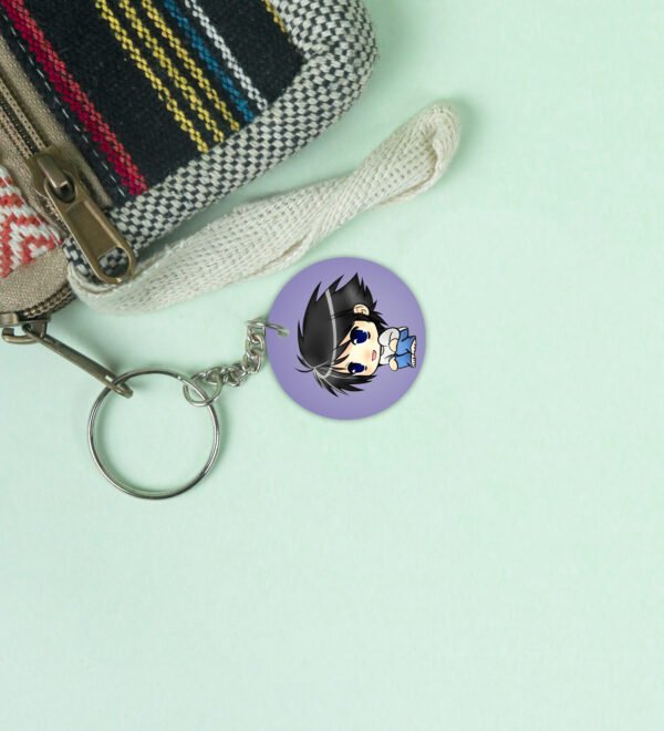 Legendary Deduction Skills of the Silent Thinker - Anime Printed Round Keychains Pack of 2 - Image 3
