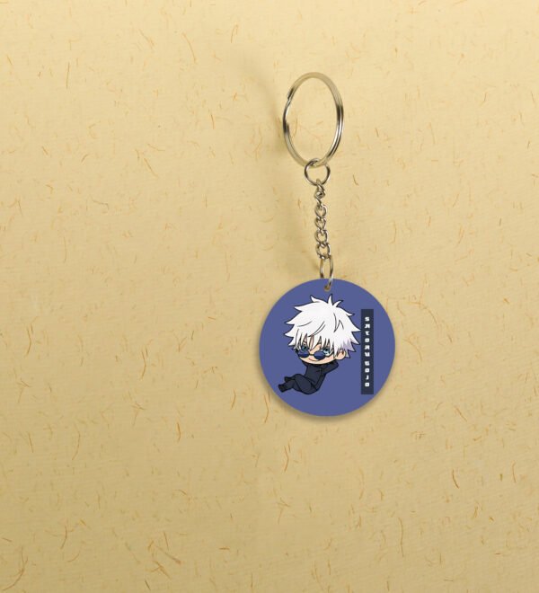 Little Hero with the Hidden Power - Anime Printed Round Keychains Pack of 2
