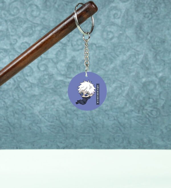 Little Hero with the Hidden Power - Anime Printed Round Keychains Pack of 2 - Image 2