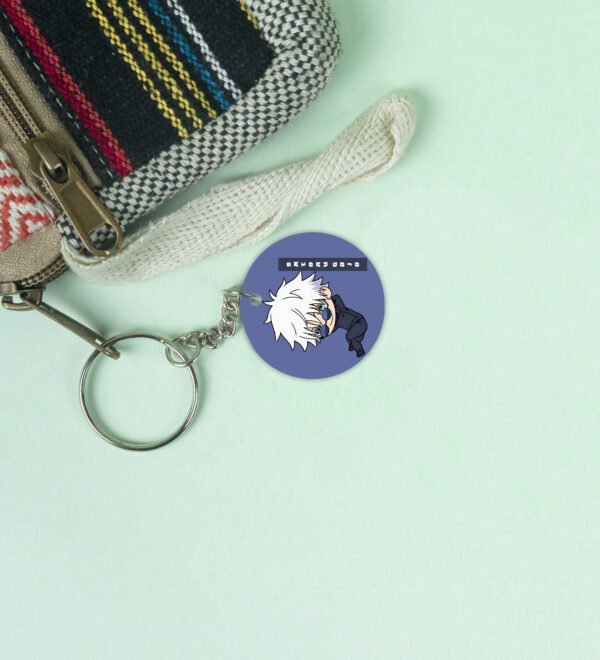 Little Hero with the Hidden Power - Anime Printed Round Keychains Pack of 2 - Image 3