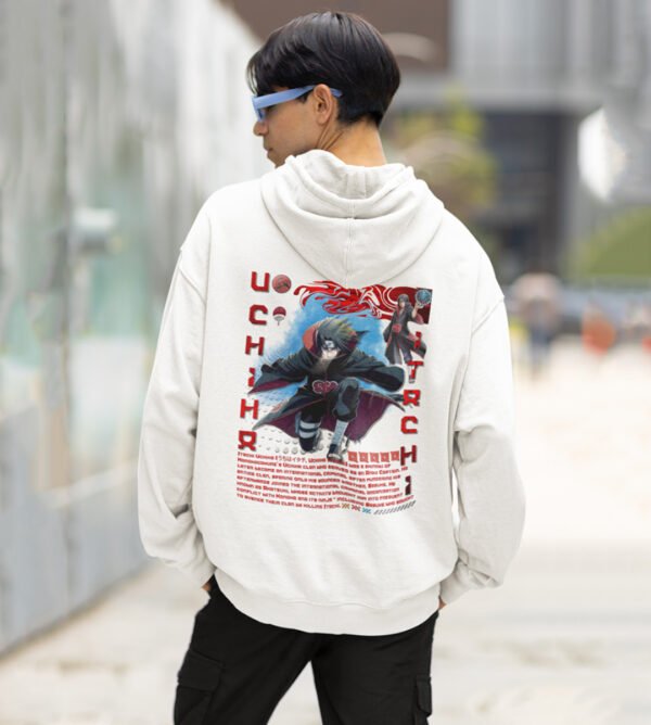 The Ghost of the Uchiha: Heart of Darkness White for Men - Image 2
