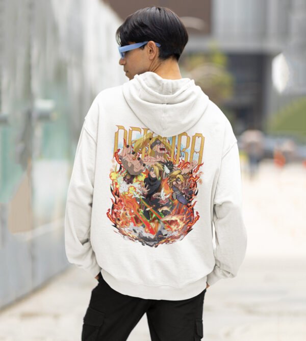 The Master of Clay: Art & Chaos White Hoodie - Image 2