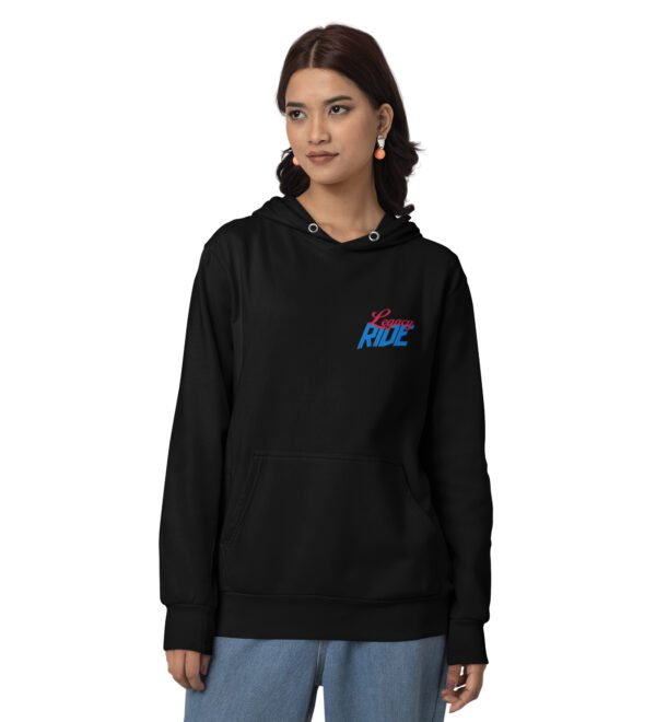 Street King: Unmatched Performance – Printed Black Hoodie for Women - Image 4