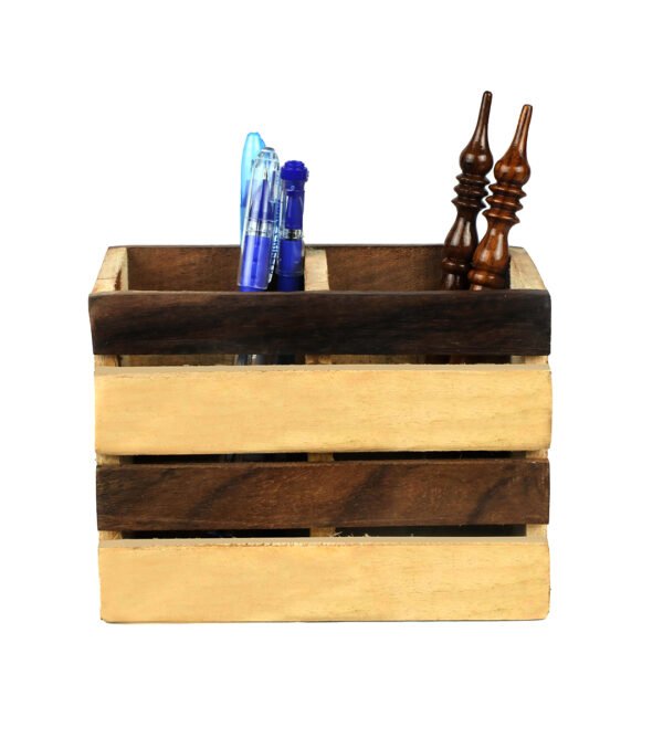 Compact Wooden Spoon Rest for Kitchen Eco-Friendly Utensil Holder Space-Saving Wooden Stand for Cooking Spoons and Tools - Image 2