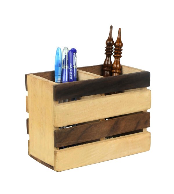 Compact Wooden Spoon Rest for Kitchen Eco-Friendly Utensil Holder Space-Saving Wooden Stand for Cooking Spoons and Tools - Image 3