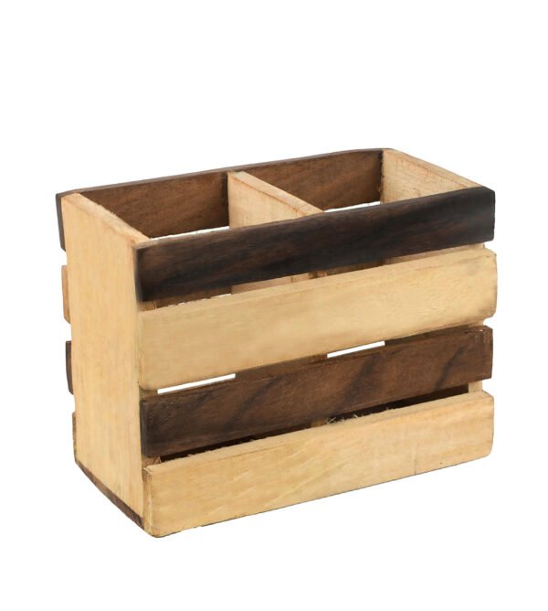 Compact Wooden Spoon Rest for Kitchen Eco-Friendly Utensil Holder Space-Saving Wooden Stand for Cooking Spoons and Tools - Image 4