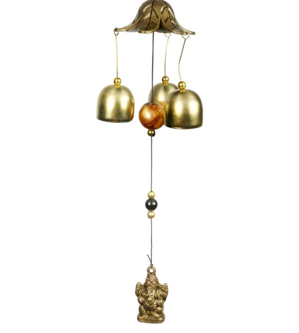Blessings in the Breeze: Ganesh Wind Chime with Musical Bells for Home and Balcony - Image 3