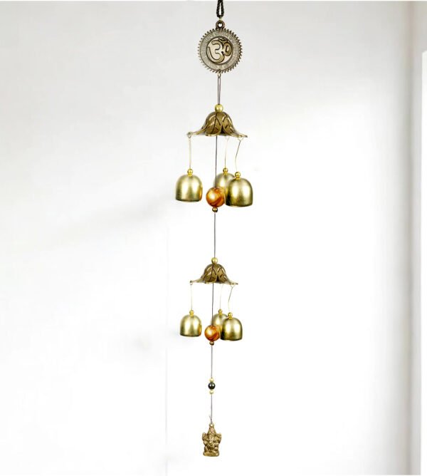 Blessings in the Breeze: Ganesh Wind Chime with Musical Bells for Home and Balcony - Image 5