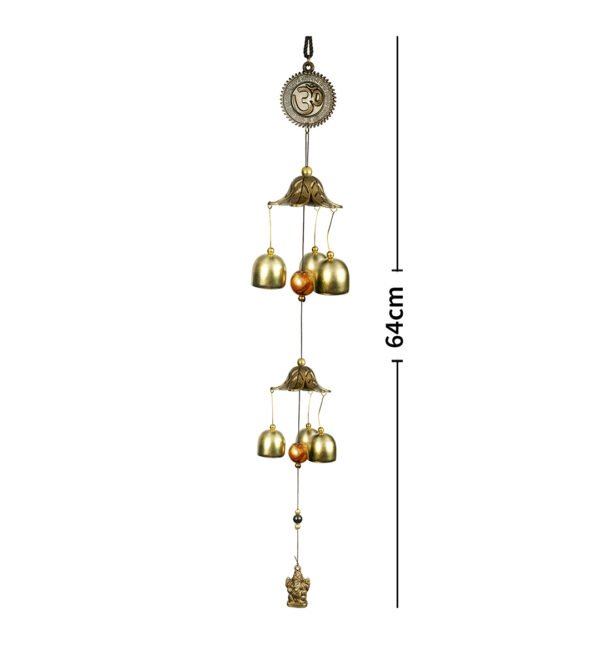 Blessings in the Breeze: Ganesh Wind Chime with Musical Bells for Home and Balcony - Image 6