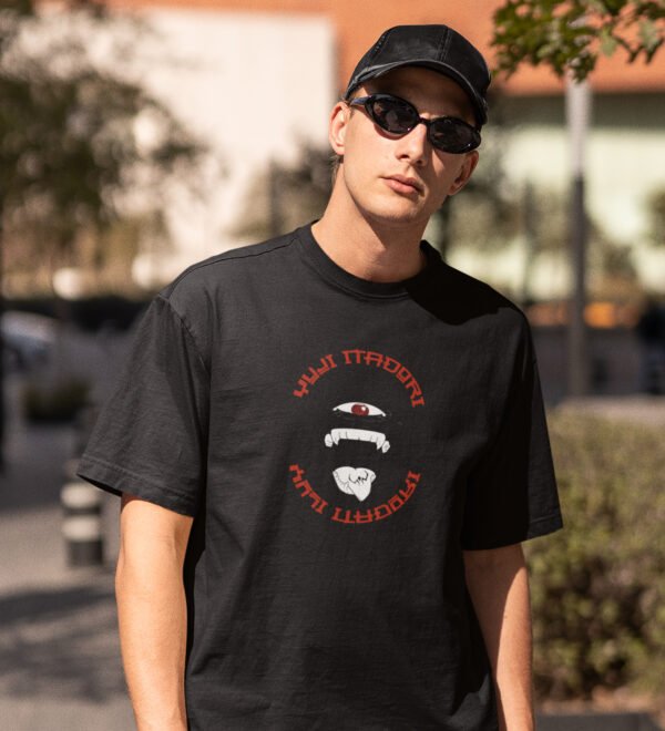 Devil Itadori, Printed Cotton  Tshirt For Mens and Boys - Image 4