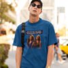 Wierd But Trustworthy Blue Round Neck Cotton Half Sleeved Men T-Shirt with Printed Graphics - Image 2