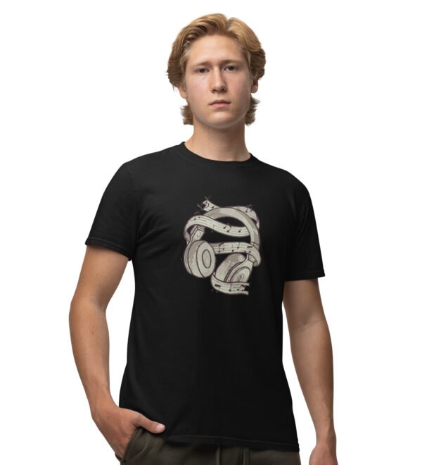 Anytime At Gym Black Round Neck Cotton Half Sleeved Men's T-Shirt with Printed Graphics