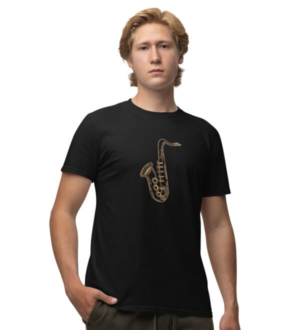 My Life My Gym Black Round Neck Cotton Half Sleeved Men's T-Shirt with Printed Graphics