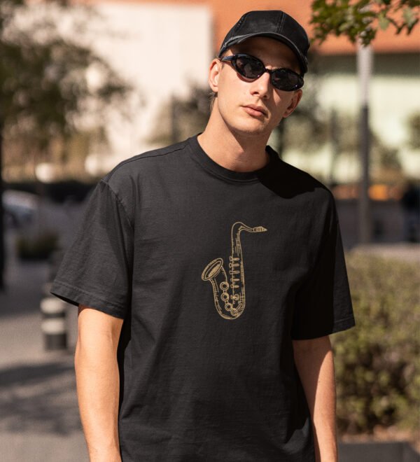 My Life My Gym Black Round Neck Cotton Half Sleeved Men's T-Shirt with Printed Graphics - Image 2