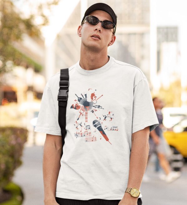 Harder Than Yesterday Black Round Neck Cotton Half Sleeved Men's T-Shirt with Printed Graphics - Image 3