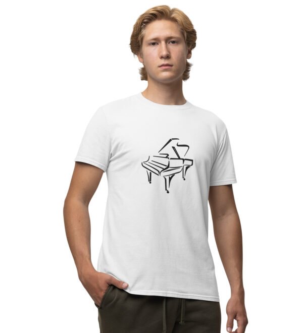 Fitness Gym (BG Golden) Black Round Neck Cotton Half Sleeved Men's T-Shirt with Printed Graphics