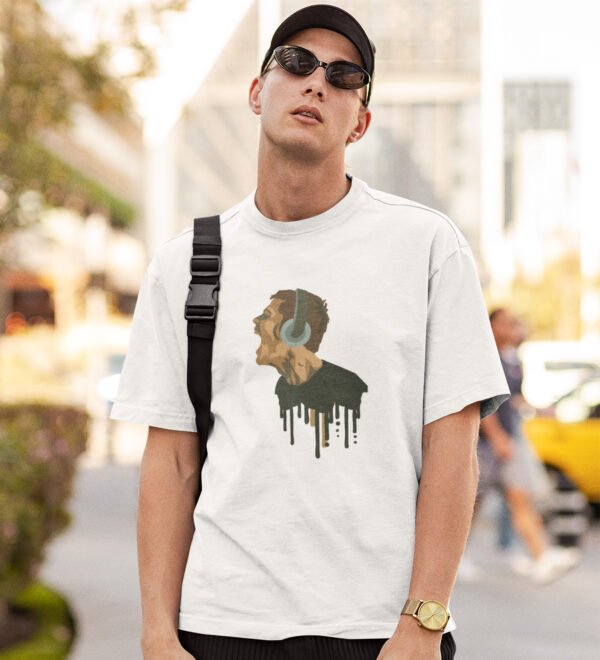All About Fitness Black Round Neck Cotton Half Sleeved Men's T-Shirt with Printed Graphics - Image 3