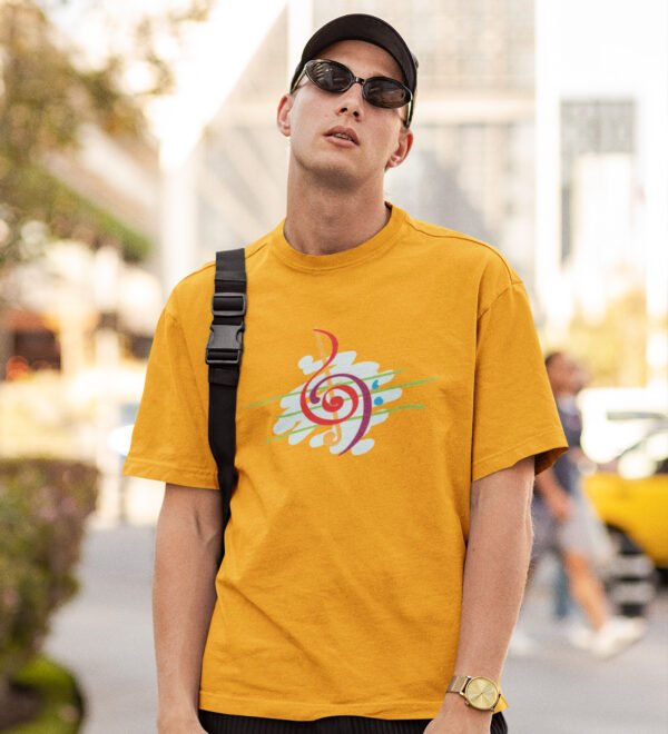 Go Home Black Round Neck Cotton Half Sleeved Men's T-Shirt with Printed Graphics - Image 3
