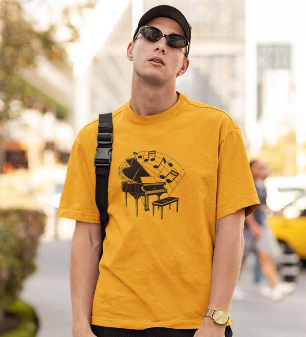 The Gym Couple Black Round Neck Cotton Half Sleeved Men's T-Shirt with Printed Graphics - Image 3