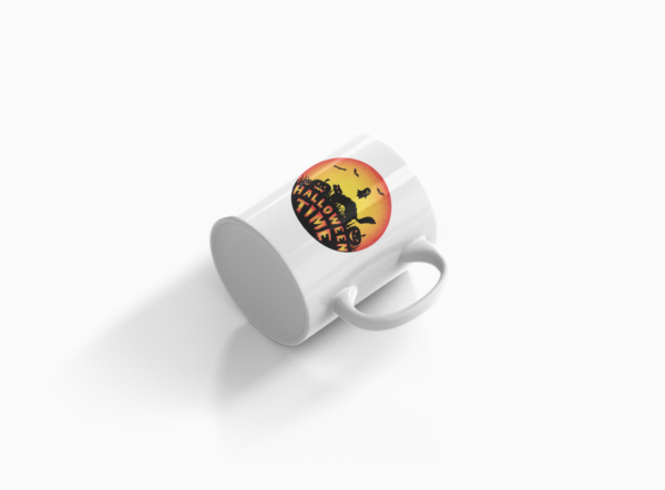 Halloween Time Printed Ceramic Coffee Mug 250 Ml - Image 3