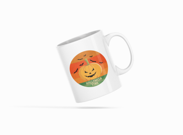 Halloween time Printed Ceramic Coffee Mug 250 Ml - Image 2