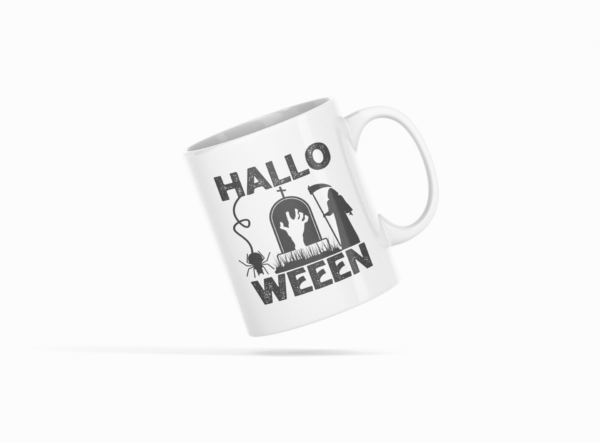 Grim Repear Printed Ceramic Coffee Mug 250 Ml - Image 2