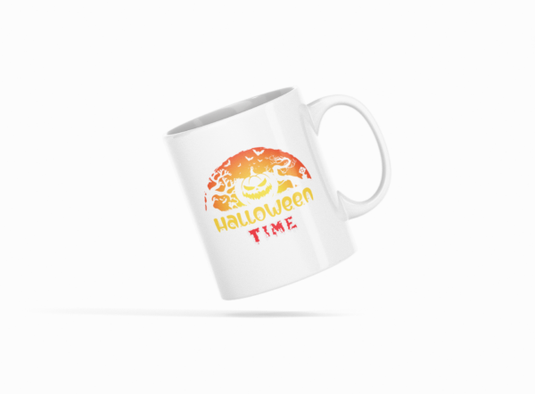 Halloween Time Evil Spirits Printed Ceramic Coffee Mug 250 Ml - Image 2