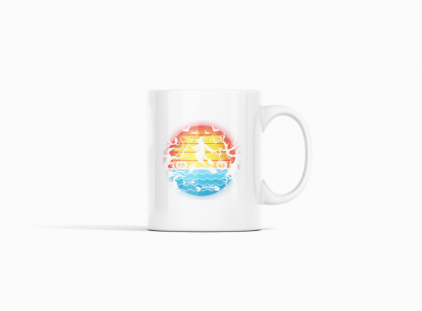 Halloween Scary Printed Ceramic Coffee Mug 250 Ml
