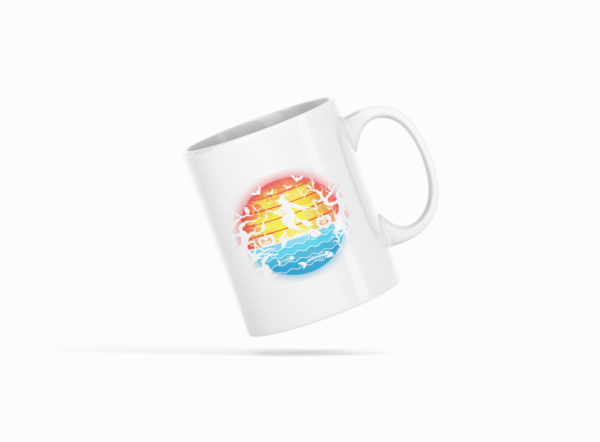 Halloween Scary Printed Ceramic Coffee Mug 250 Ml - Image 2