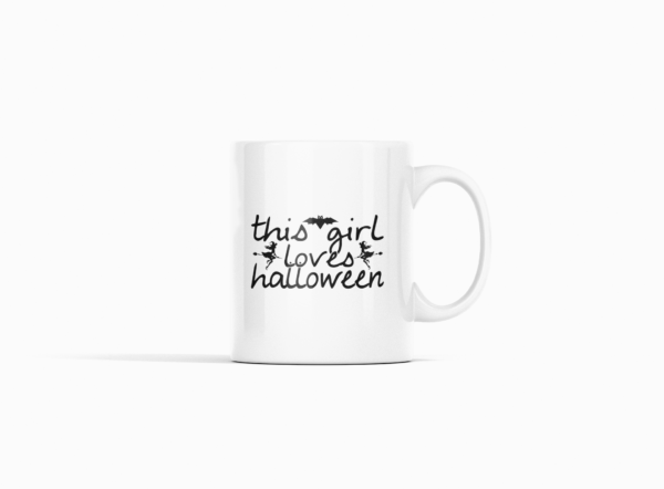 Loves Halloween Printed Ceramic Coffee Mug 250 Ml