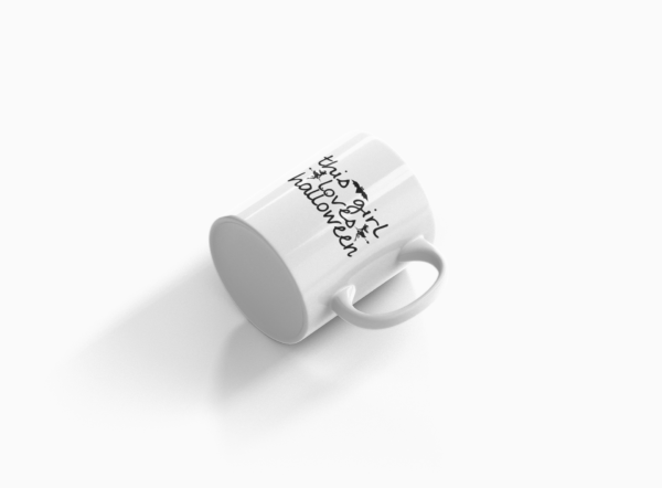 Loves Halloween Printed Ceramic Coffee Mug 250 Ml - Image 3