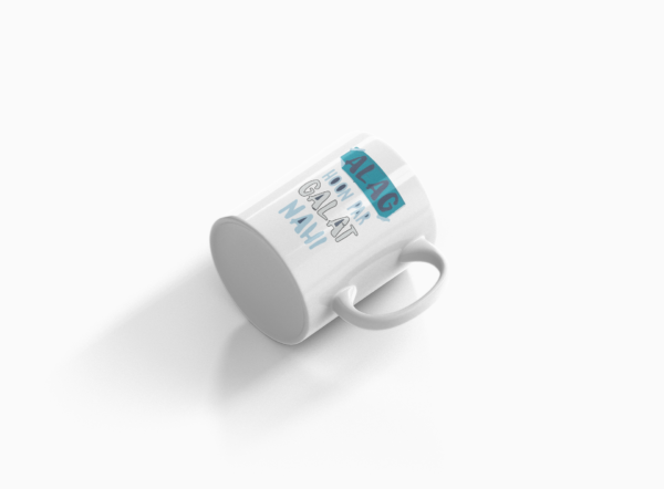 Alag Hoon Par Galat Nahi Printed Ceramic Coffee Mug 250 Ml - Image 3