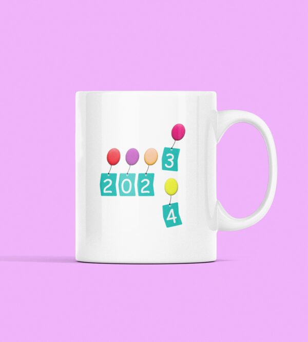 Cheers to New Beginnings: Welcoming 2024 with a Sip – Bid Adieu to 2023 with Our New Year-Themed Coffeee Mug Top New Year Gift for Boys Girls - Image 4