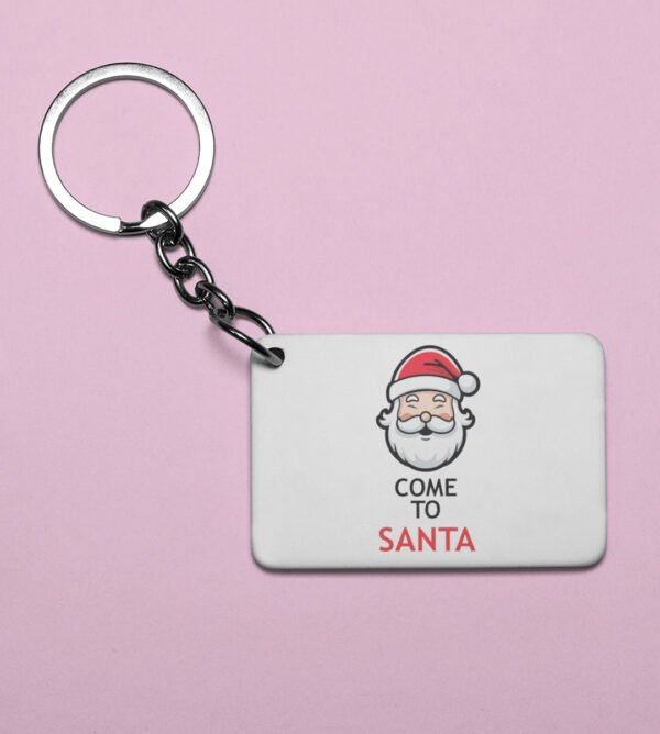 Christmas Bells' Santa's Arrival: Key-Chain For Boys Girls' Gift for Secret Santa (Pack of 2) - Image 2