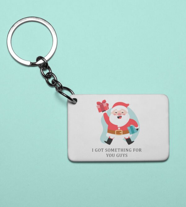 Santa's Bestfriend : Unwrap Joy with Key Chain- Durable Design for Festive Gifts For Boys Girls (Pack of 2) - Image 2