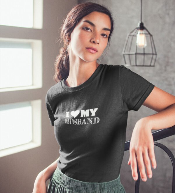 Beautiful Mother Black Round Neck Cotton Half Sleeved Women's T-Shirt with Printed Graphics - Image 2